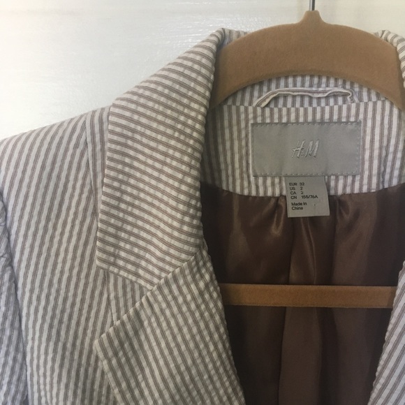 Striped blazer - Picture 2 of 4